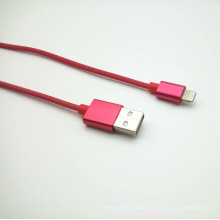 High Quality Mesh Weaving USB Data Cable for iPhone5